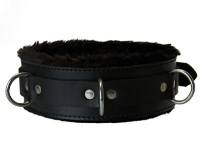 Strict Leather Premium Fur Lined Locking Collar 